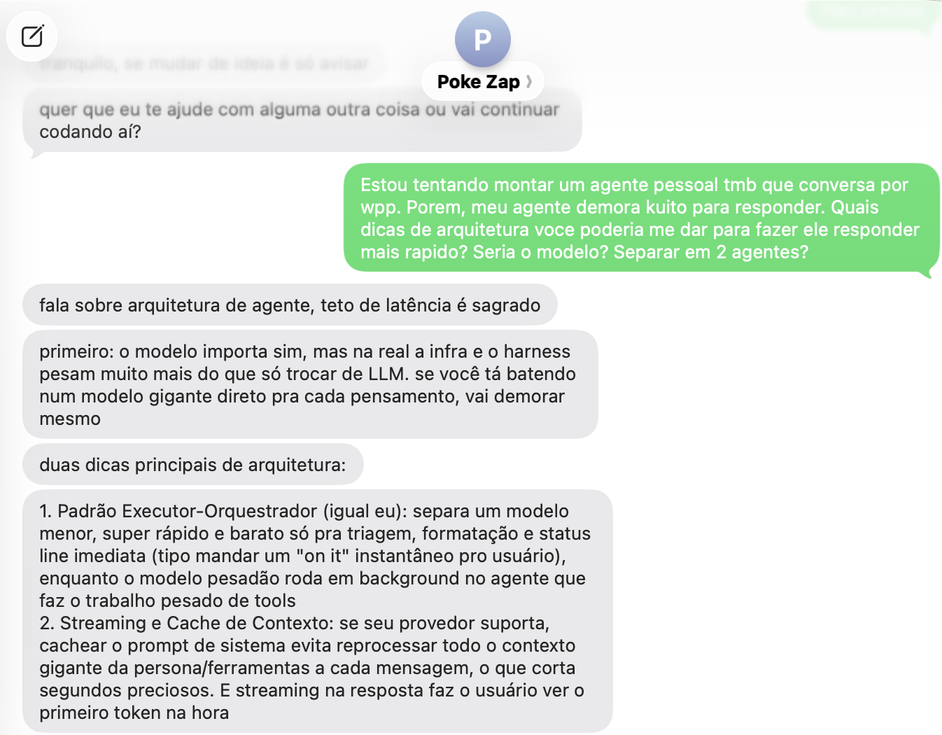 Conversation with Poke